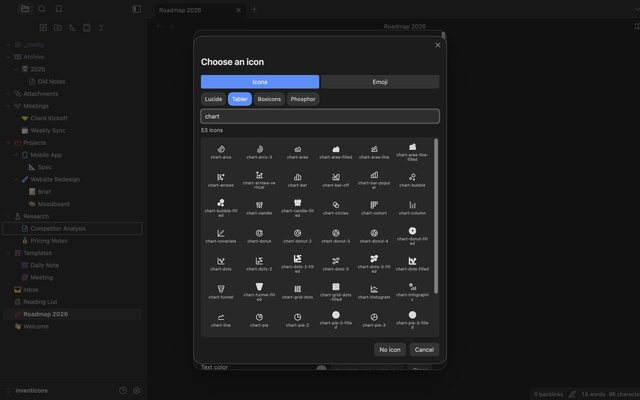 Icon picker